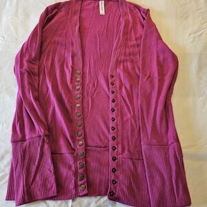 Zenana Outfitters Fuchsia Knit Top